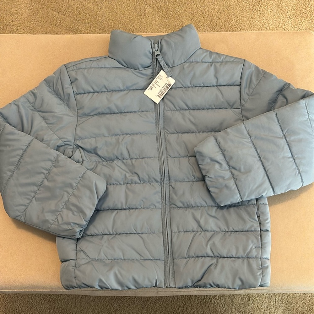 NWT The Children’s Place Girls Blue Puffer Lightweight Jacket